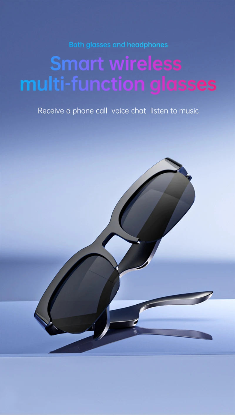 2026 New Smart AI Glasses – Real-Time Translation, Bluetooth Calling, Conversation Recording & Music – Smart Sunglasses for Men & Women