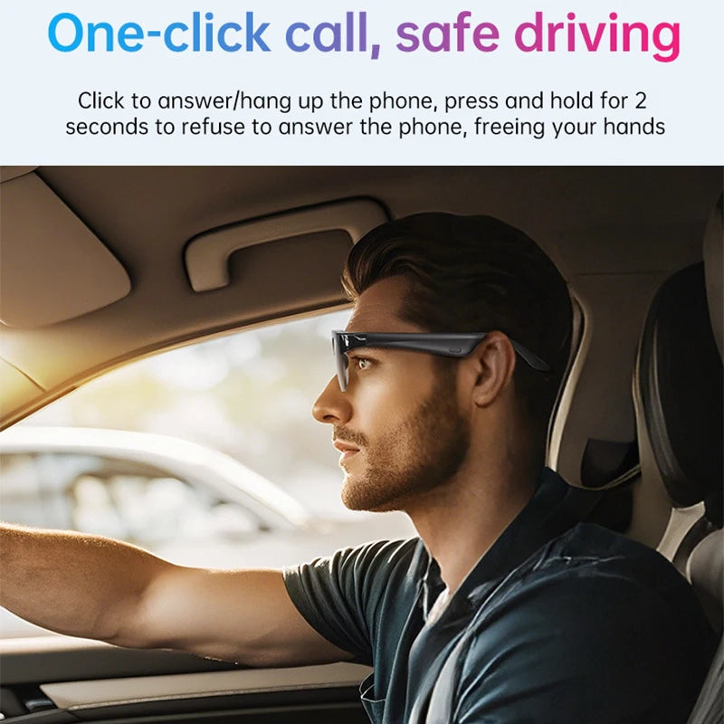 2026 New Smart AI Glasses – Real-Time Translation, Bluetooth Calling, Conversation Recording & Music – Smart Sunglasses for Men & Women
