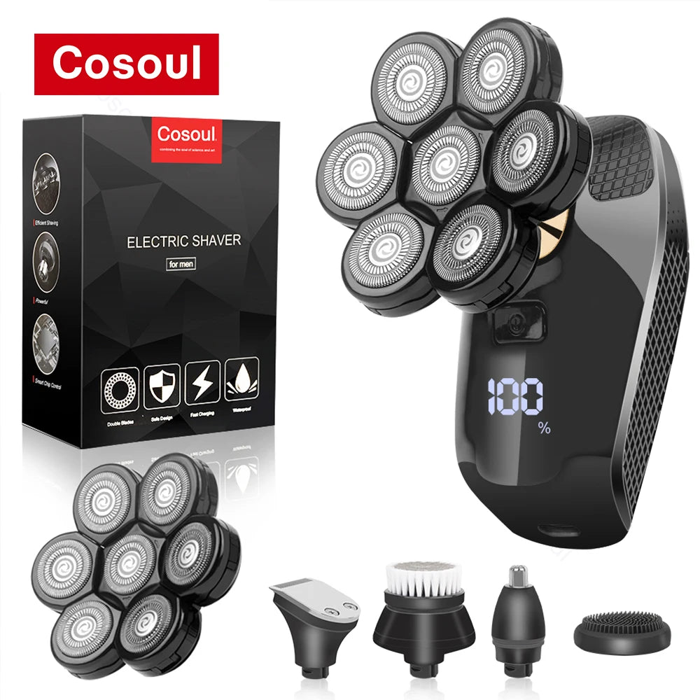 Shaver for Men Electric Shaver Powerful Bald Head Shaver Beard Shaving Machine for Men Razor Husband Gift Boyfriend